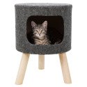 Dôme d’intérieur pour chat sur pieds en bois design et confortable Trixie Senta