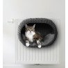 Hamac de radiateur pour chat en osier EBI