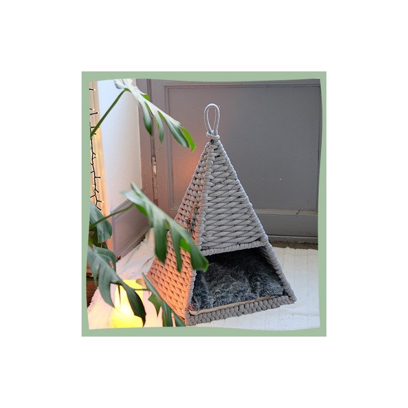 Tipi en corde pour chat Duvo+