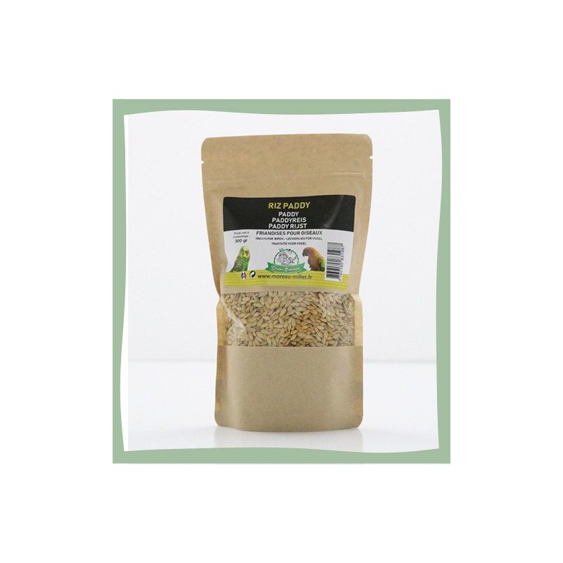 Riz paddy pour oiseaux 300g