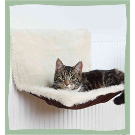 Lit pour chat à accrocher au radiateur confortable et résistant Trixie