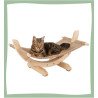 Hamac en bois pour chat