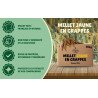 Millet en grappe jaune 15Kg brut- cultivé en Anjou