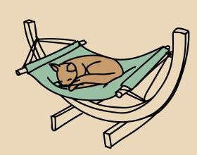 Hamac pour chat